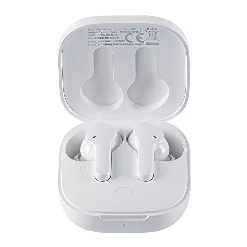 QCY Cuffie Bluetooth, T13 Auricolari Bluetooth 5.1 Senza Fili con 4 Microfono