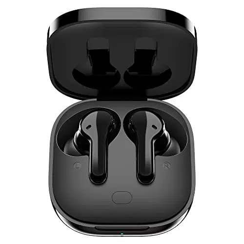 QCY Cuffie Bluetooth, T13 Auricolari Bluetooth 5.1 Senza Fili, nero