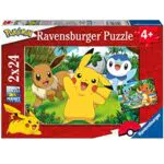Ravensburger - Puzzle Pokémon, Collezione 2x24, 2 Puzzle da 24 Pezzi
