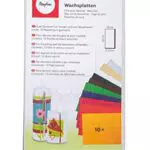Rayher 3102749 Cera per Decorare, 10 Fogli di Cera