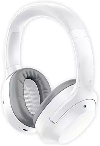 Razer Opus X - Cuffie Wireless a Bassa Latenza con Tecnologia ANC (Bluetooth 5.0, Connessione a Bassa Latenza a 60 ms, Driver da 40 mm con Calibrazione Personalizzata) Bianco (Mercury)