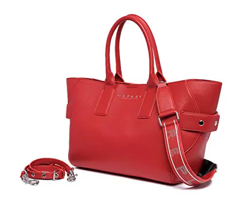 REPLAY FW3079, Borsetta Donna, 260 Blood Red, UNIC