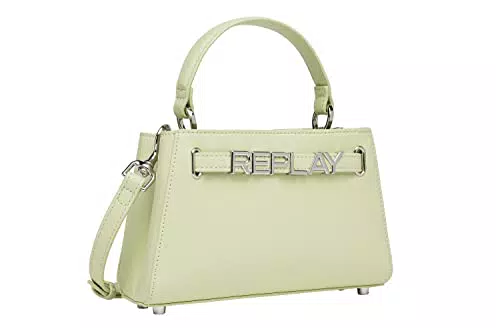 REPLAY Fw3379, Borsa a Mano Donna, Verde Lime