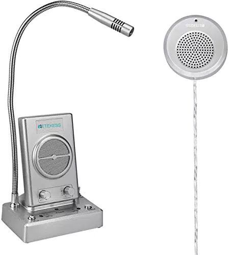 Retekess TW102 Citofono da Banco, Cavo da 2 M con Altoparlante Esterno