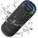 RIENOK Cassa Bluetooth Portatile Potente IPX7 Impermeabile Altoparlante Bluetooth