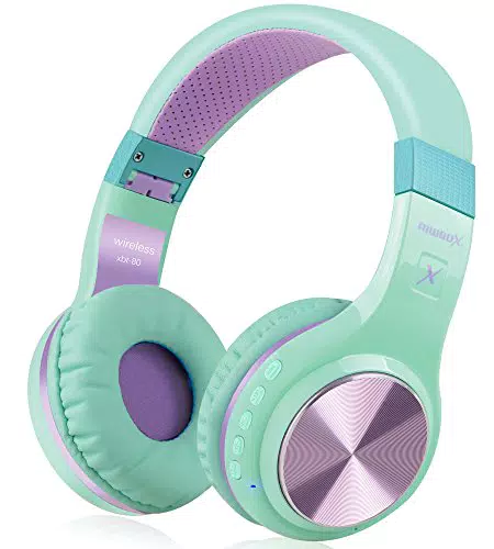 RiwBox XBT-80 Cuffie over-ear Bluetooth Wireless, pieghevoli stereo