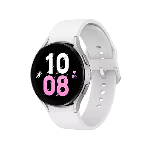 Samsung Galaxy Watch5 44 mm Orologio Smartwatch, Monitoraggio Benessere, Fitness Tracker, Batteria a lunga durata, Bluetooth, Silver [Versione Italiana]