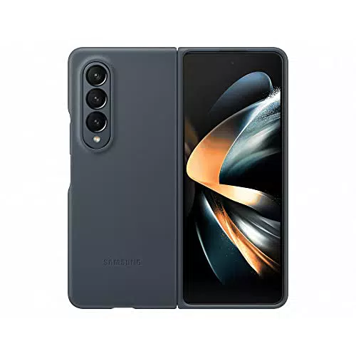 Samsung Leather Cover custodia in pelle per per Galaxy Z Fold4, Moss Gray