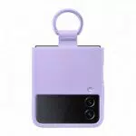 Samsung Custodia Pieghevole con Anello per Galaxy Z Flip4, Lavanda