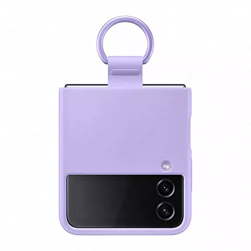 Samsung Custodia Pieghevole con Anello per Galaxy Z Flip4, Lavanda