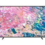 Samsung TV QLED QE75Q60BAUXZT, Smart TV 75 Serie Q60B, QLED 4K UHD, Alexa e Google Assistant integrati, Black, 2022, DVB-T2