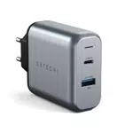 Satechi Caricabatterie da Parete Adattatore Due Porte USB-C