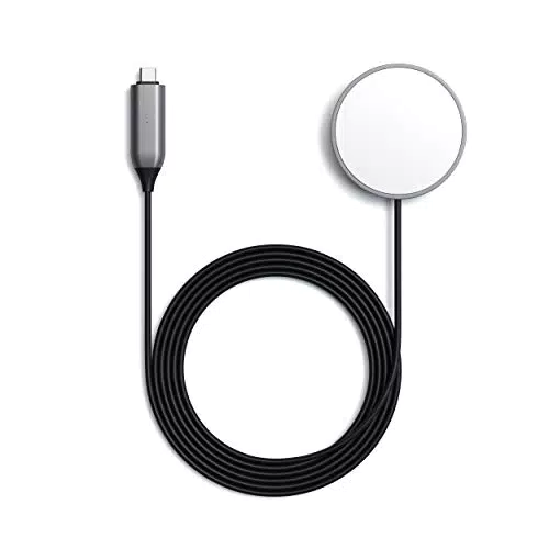 Satechi Cavo di Ricarica Wireless Magnetico USB-C Compatibile con iPhone 14 Pro Max/14 Pro/14/14 Plus