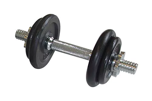 Schildkröt Fitness Set di Manubri Corti, 10, 0 kg in Astuccio di Plastica ABS