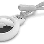 Belkin Custodia per AirTag con laccetto Bianco