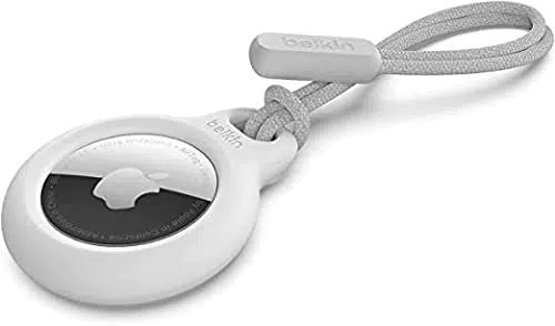 Belkin Custodia per AirTag con laccetto Bianco