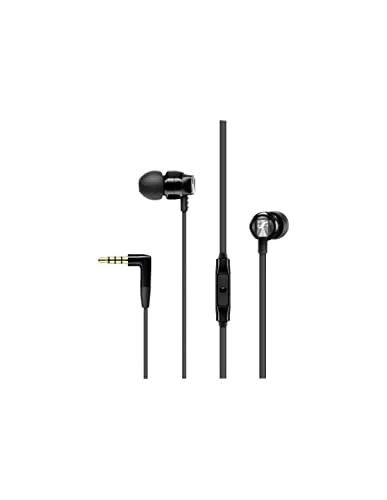 Sennheiser CX 300s Microcuffia Microfonica Tipo Ear Canal con Comandi Remoti Universali, Nero