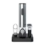 Set apribottiglie elettrico, cavatappi elettrico con tagliacapsule