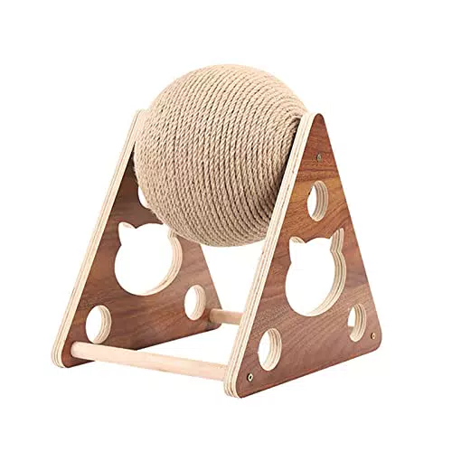 Sisal Rope Ball Cat Toy Pet Toy Palla tiragraffi per gatti giocattolo per animali domestici e gatti i con corde in sisal per arrampicata
