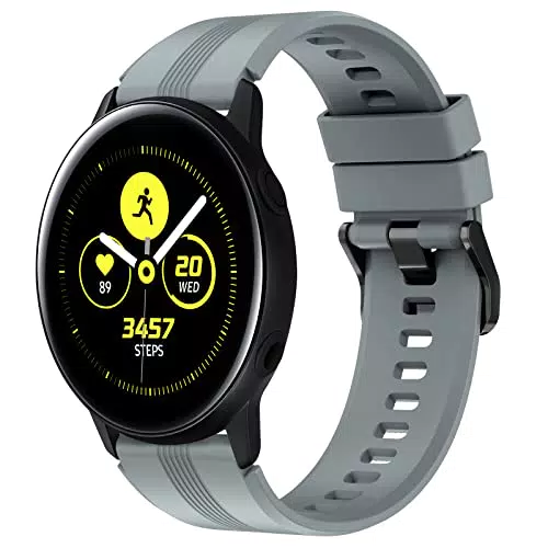 SITAFU Cinturino per Samsung Galaxy Watch 42mm, 20mm Silicone