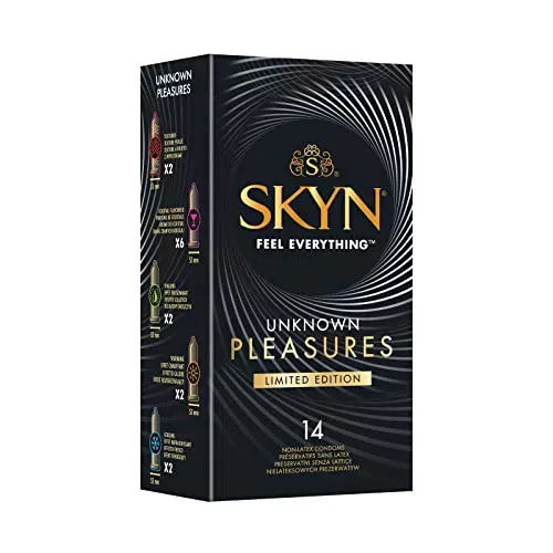 SKYN Unknown Pleasure, Preservativi Senza Lattice Misti, 14 Pezzi