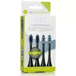 SONIC TOOTHBRUSH HEADS REGULAR/WHITENING BLACK LOTE 4 pz