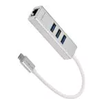 Splitter USB C a hub Ethernet trasferimento dati adattatore