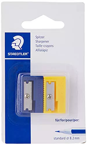 STAEDTLER 510 50 BK2 - Confezione di 2 Temperini di plastica