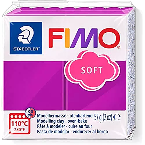 Staedtler 8020 Blocco di pasta modellabile Fimo, 59 gr, viola