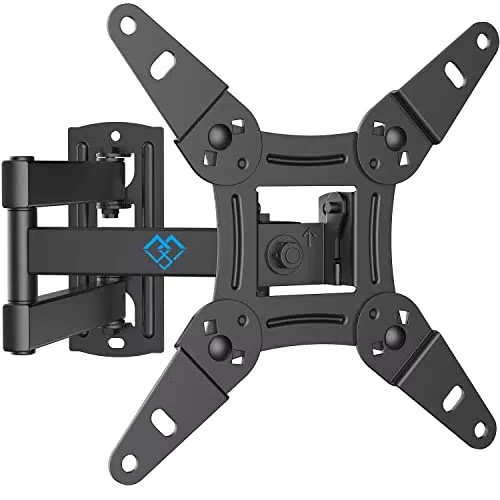 Supporto TV universale, Orientare, Inclinare, Ruotare Adatto per TV LCD/LED a Schermo Piatto tra 13 e 43 pollici Estendibile di 368mm Sostiene fino a 20kg Foratura VESA Massima 200X200mm