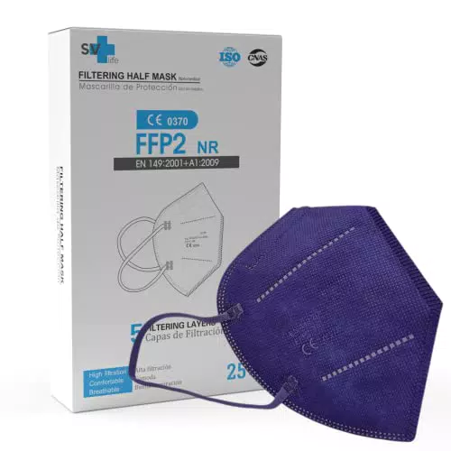 SV life 25 pz. Mascherina FFP2 Certificata CE, 5 strati