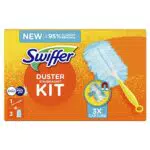 Swiffer Piumini Catturapolvere, 1 Manico Ergonomico E 3 Piumini Duster