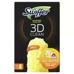 Swiffer, 5 Piumini Duster 3D, Cattura e Intrappola Polvere e Sporco
