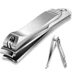 Tagliaunghie, No Splash Tagliaunghie Professionali, Design Della Lama Curva Accessorio per manicure professionale in Acciaio inossidabile