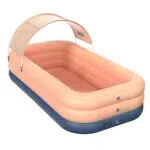 Taruor Piscina per bambini, grande, gonfiabile, con coperta resistente ai raggi UV