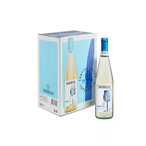 Tavernello Vino Bianco Frizzante, Gusto Asciutto ed Equilibrato