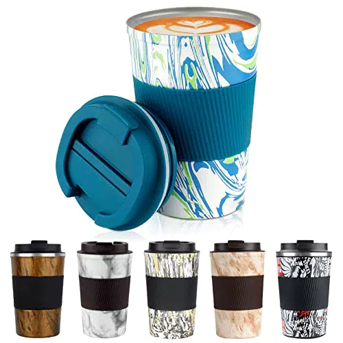 Tazza Termica con Coperchio, 380 ml