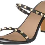 The Drop Avery - Sandali Con Tacco Alto A Due Cinturini da Donna, nero, 43