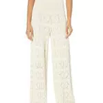 The Drop Pantaloni pull-on con gamba svasata all'uncinetto
