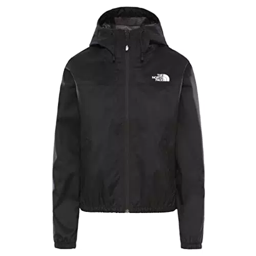 The North Face - Giacca Lifestyle Shell da Donna - Giacca Antivento Leggera con Cappuccio Impermeabile Nero