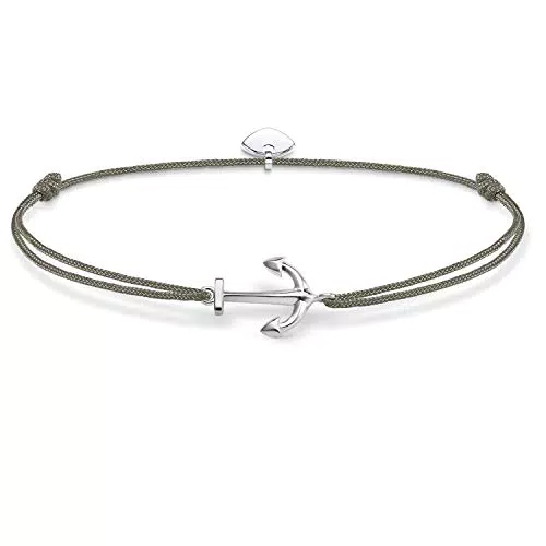 Thomas Sabo Little Secret Bracciale da Donna con Ancora in Argento 925 Ls001-173-5-L20V