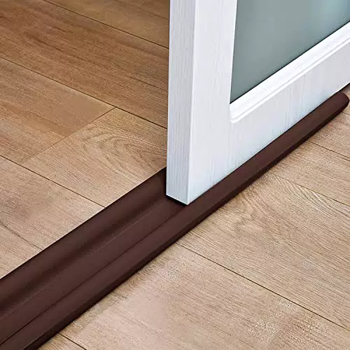Tkekruh Paraspifferi per porta, in poliuretano, protezione da correnti d'aria e rumore con protezione dell'isolamento di tenuta