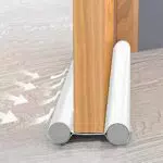 Tkekruh Copri spifferi per porte, bianco