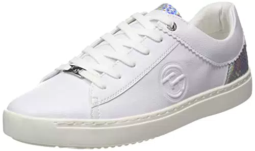TOM TAILOR 3293215, Scarpe da Ginnastica Donna, Bianco