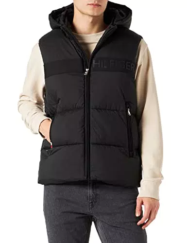 Tommy Hilfiger Gilet Alto Loft Giacca, Black
