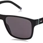 Tommy Hilfiger Th 1718/S, Occhiali da Sole Uomo, Nero