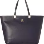 Tommy Hilfiger TH Timeless Med Tote, Donna, Space Blue