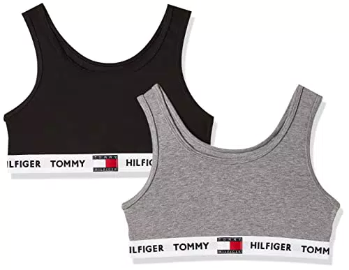 Tommy Jeans Reggiseno Bralette Ragazza 2 Pack 2 PK Bralette Senza Ferretto