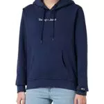 Tommy Jeans TJW Reg Serif Linear Hoodie Maglieria Pesante