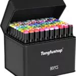 Tongfushop Marcatore 80 Colori, Pennarelli Doppia Punta Impermeabile